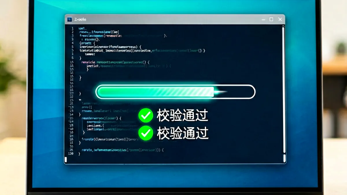 开发者在终端执行jmtt最小样本命令的屏幕截图，下方可见成功输出的进度条和校验结果